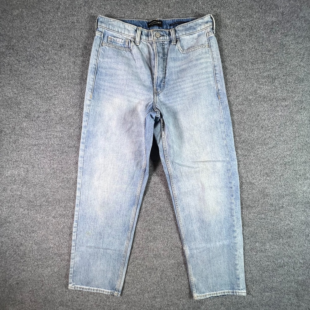 Banana Republic Stovepipe Jeans Women's 27x31 Blue Denim Straight Button-Fly